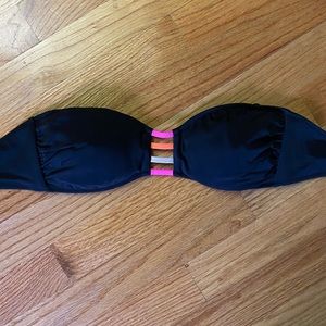 Victoria’s Secret Black Strapless Bikini Top